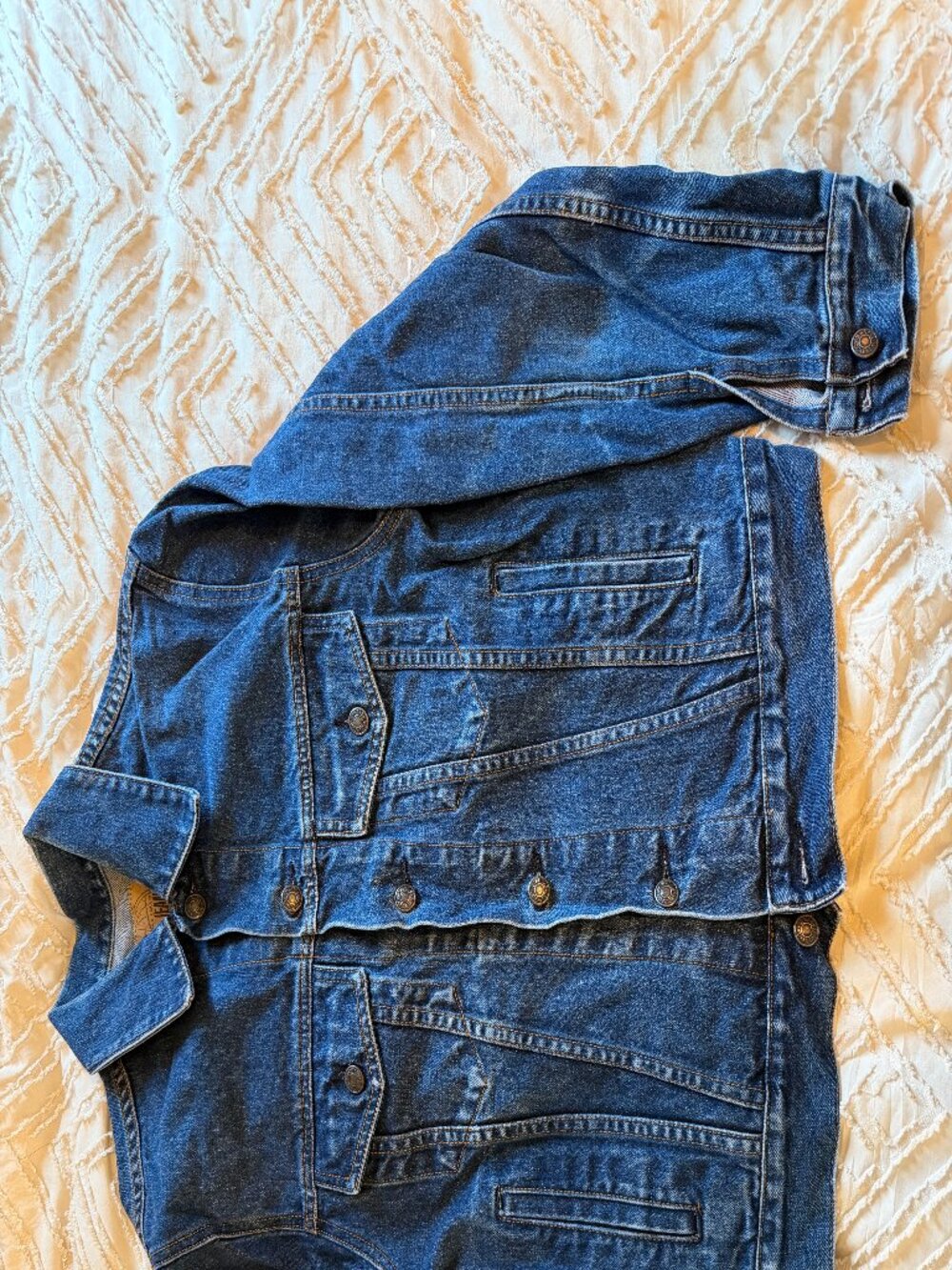 Vintage Y2K Gap Blue Jeans Denim Trucker Jacket - XS